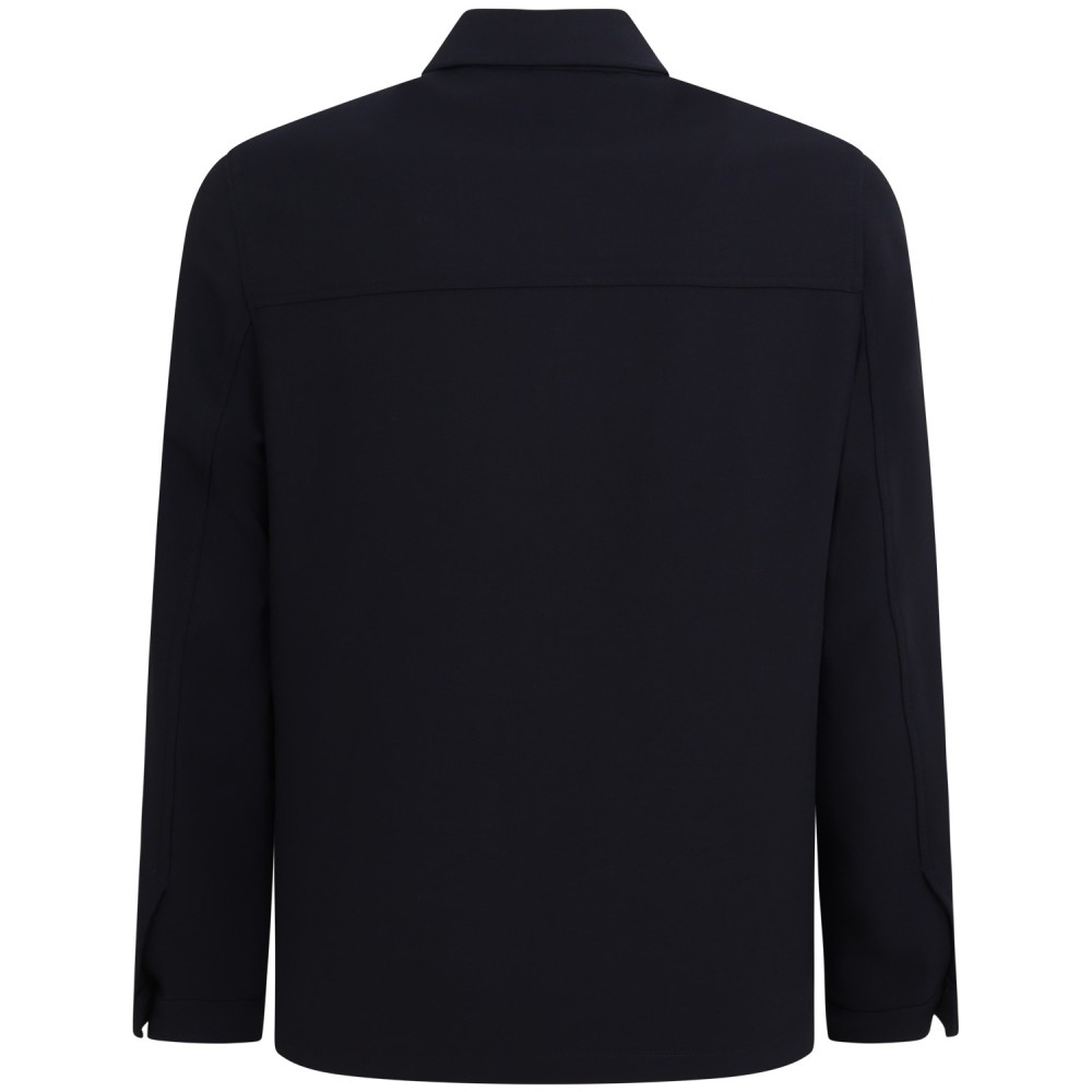 Giacca camicia blu per uomo