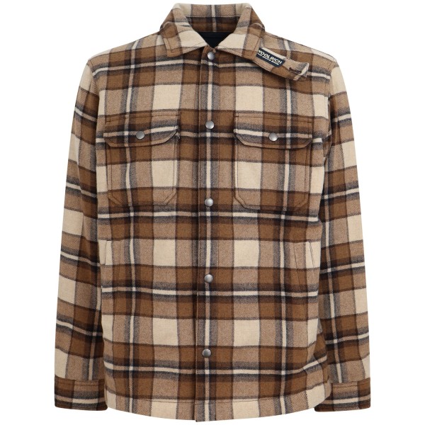 Giubbotto a fantasia 'Wool Check Alaskan Shirt' per uomo