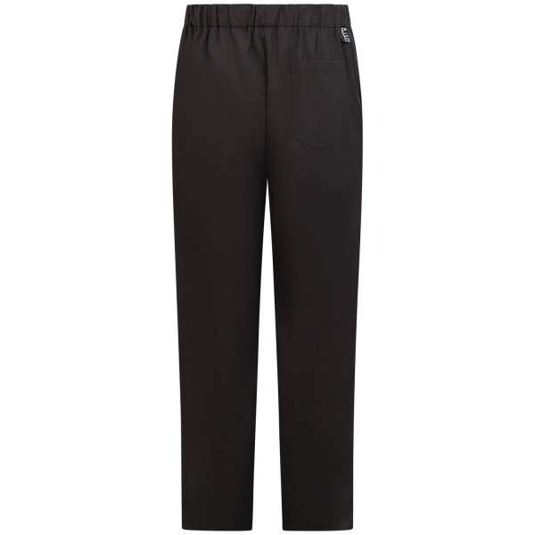 Pantalone grigio con mini logo per uomo