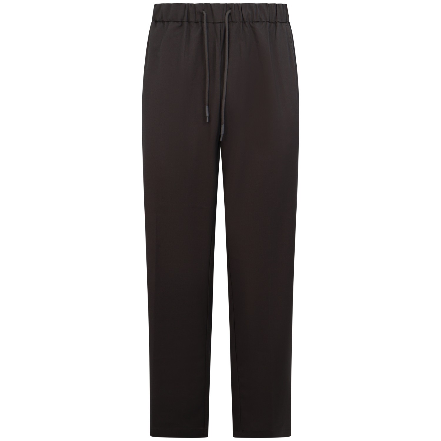 Pantalone grigio con mini logo per uomo